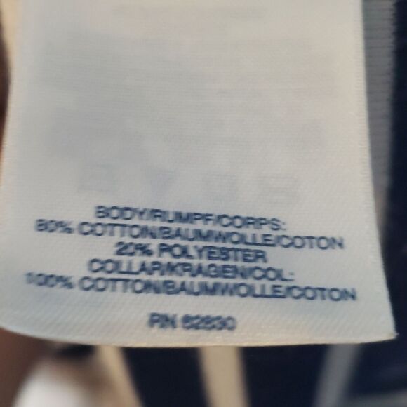 Land's End Navy Blue/White Stripped Dress - Picture 5 of 5